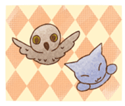 Halo of a cat sticker #943117