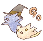 Halo of a cat sticker #943122