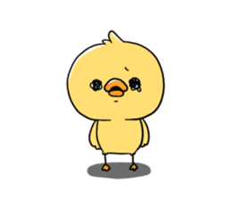 positive chick [english] sticker #943142