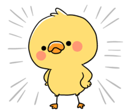positive chick [english] sticker #943150