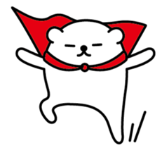 Funny hero! "SHIROKUMA" Part 2 sticker #943607