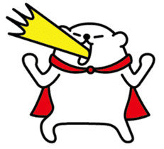Funny hero! "SHIROKUMA" Part 2 sticker #943608