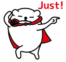 Funny hero! "SHIROKUMA" Part 2 sticker #943609