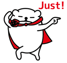 Funny hero! "SHIROKUMA" Part 2 sticker #943609
