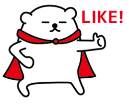 Funny hero! "SHIROKUMA" Part 2 sticker #943611