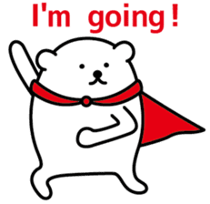 Funny hero! "SHIROKUMA" Part 2 sticker #943615