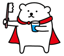 Funny hero! "SHIROKUMA" Part 2 sticker #943617