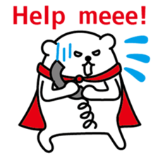 Funny hero! "SHIROKUMA" Part 2 sticker #943624