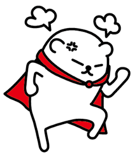 Funny hero! "SHIROKUMA" Part 2 sticker #943625
