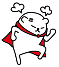 Funny hero! "SHIROKUMA" Part 2 sticker #943625