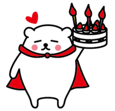 Funny hero! "SHIROKUMA" Part 2 sticker #943630