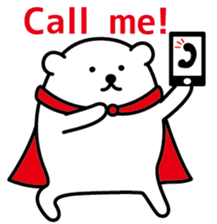 Funny hero! "SHIROKUMA" Part 2 sticker #943634