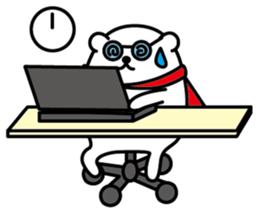 Funny hero! "SHIROKUMA" Part 2 sticker #943636