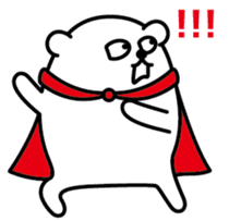 Funny hero! "SHIROKUMA" Part 2 sticker #943637