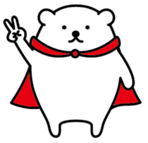 Funny hero! "SHIROKUMA" Part 2 sticker #943643