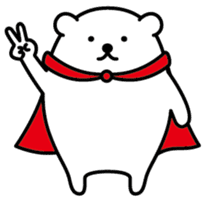 Funny hero! "SHIROKUMA" Part 2 sticker #943643
