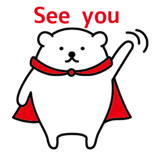 Funny hero! "SHIROKUMA" Part 2 sticker #943646