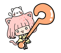 gurugirl hairstyle cat sticker #943706