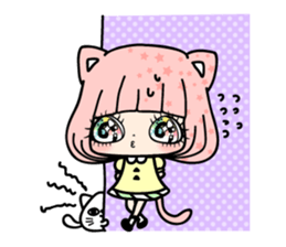 gurugirl hairstyle cat sticker #943714