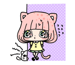 gurugirl hairstyle cat sticker #943714