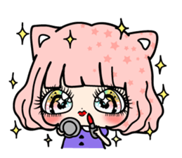 gurugirl hairstyle cat sticker #943719