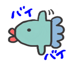 Ocean sunfish sticker #944089