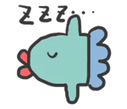 Ocean sunfish sticker #944093