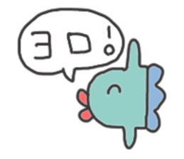 Ocean sunfish sticker #944114