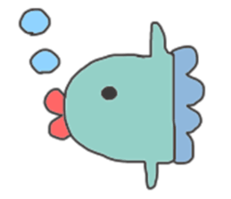 Ocean sunfish sticker #944119