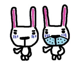 Rabbit brothers2 sticker #944616