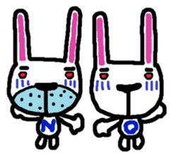 Rabbit brothers2 sticker #944646