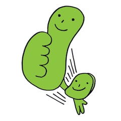 Mameo the broad bean boy