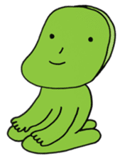Mameo the broad bean boy sticker #944767