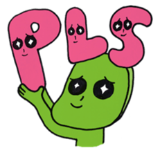 Mameo the broad bean boy sticker #944774