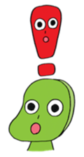 Mameo the broad bean boy sticker #944775