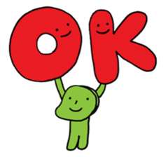 Mameo the broad bean boy sticker #944777