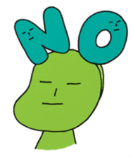 Mameo the broad bean boy sticker #944779