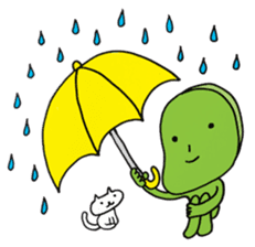 Mameo the broad bean boy sticker #944780