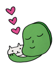 Mameo the broad bean boy sticker #944781