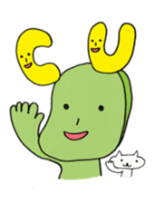 Mameo the broad bean boy sticker #944784