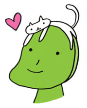 Mameo the broad bean boy sticker #944786