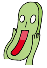 Mameo the broad bean boy sticker #944788
