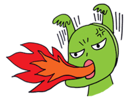 Mameo the broad bean boy sticker #944789