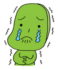 Mameo the broad bean boy sticker #944790