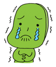 Mameo the broad bean boy sticker #944790