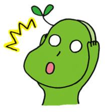 Mameo the broad bean boy sticker #944794