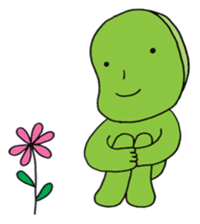 Mameo the broad bean boy sticker #944795