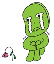 Mameo the broad bean boy sticker #944796