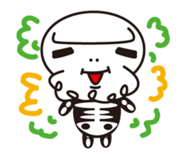 Character of a small bone sticker #945815