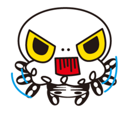 Character of a small bone sticker #945833